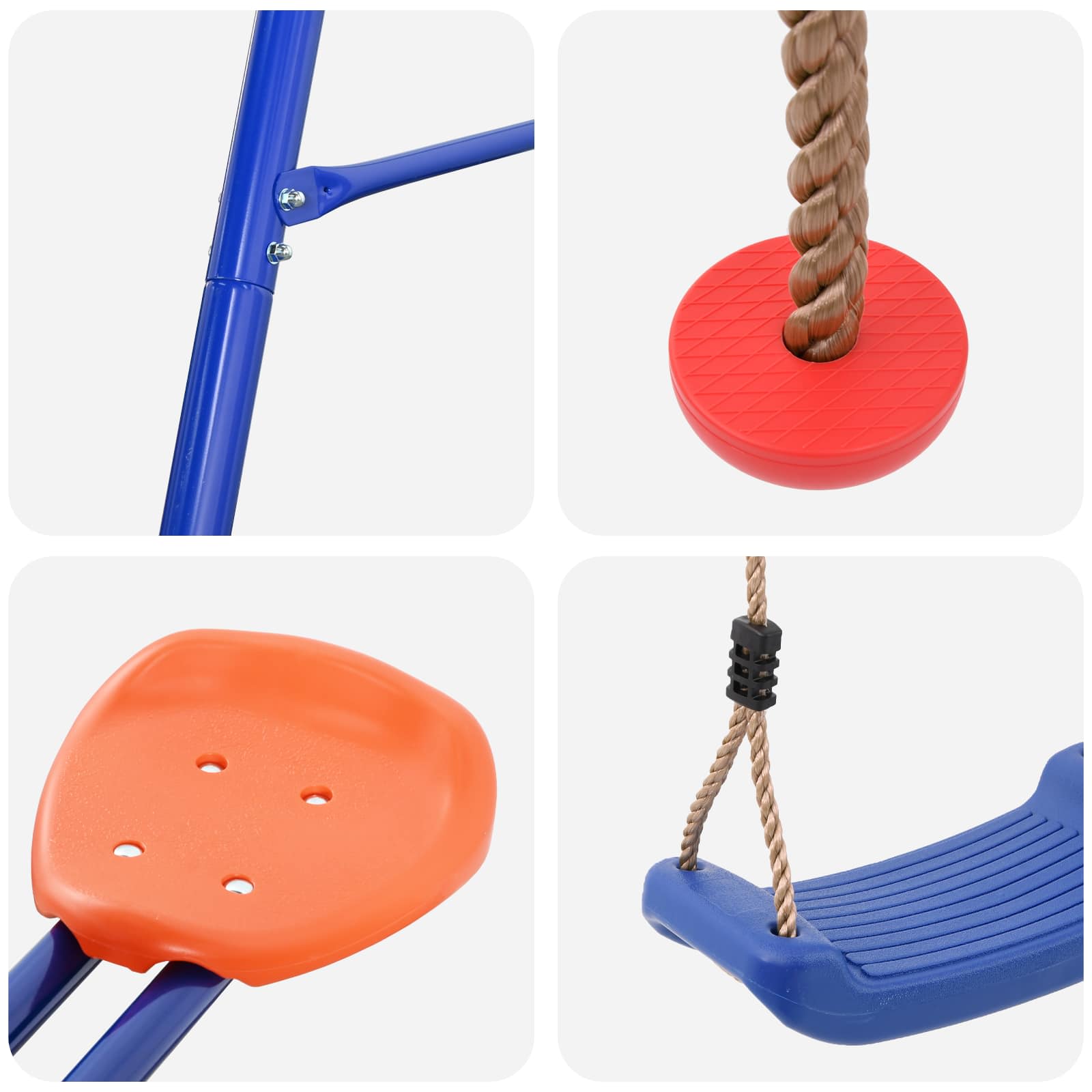 Schaukel-Set mit 2 Schaukelsitzen