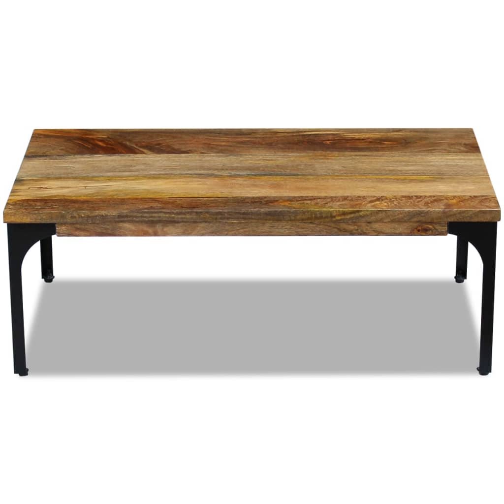 Couchtisch 100x55x35 cm Massivholz Mango