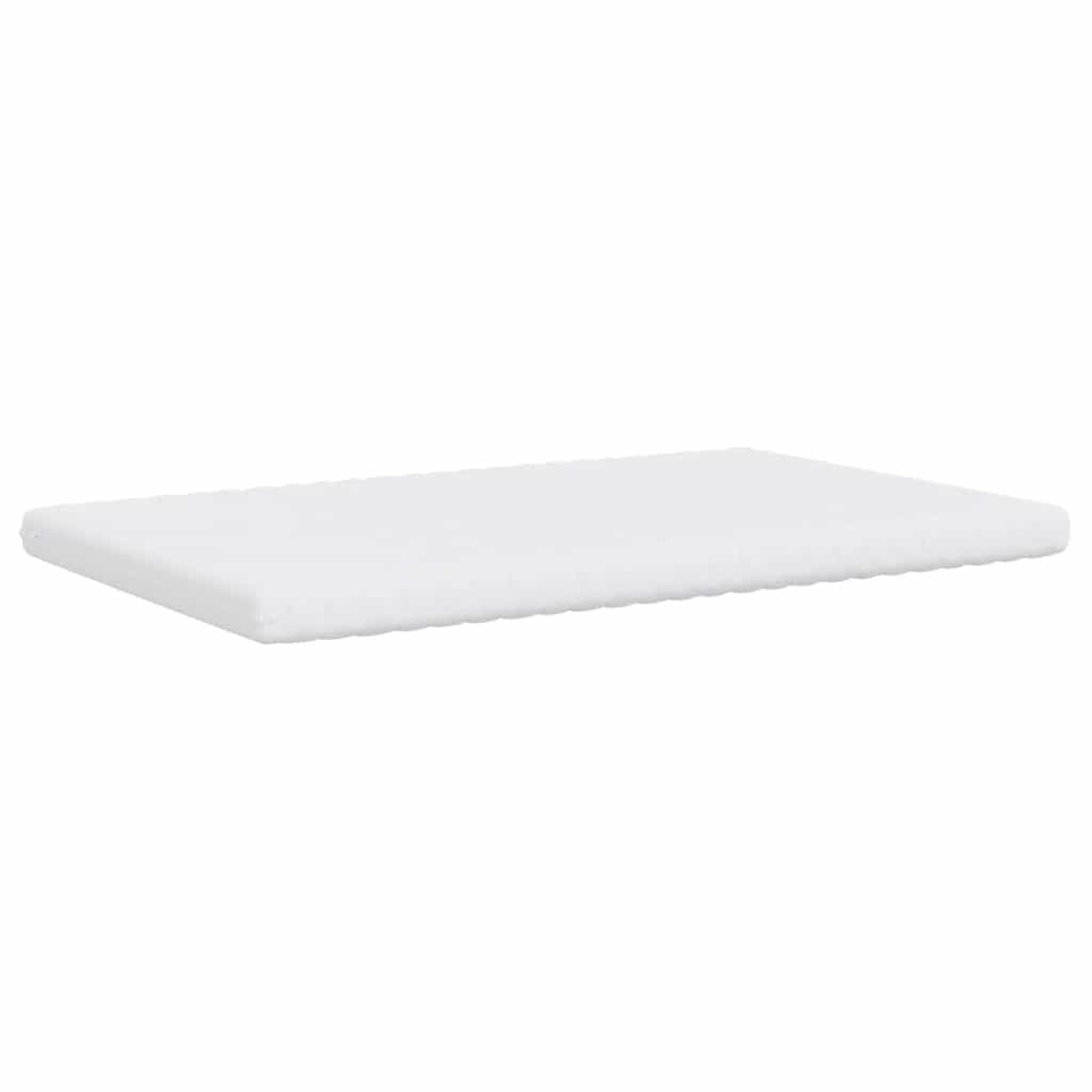 Schaumstoffmatratze Weiß 80x200 cm 7-Zonen Härtegrad 20 ILD