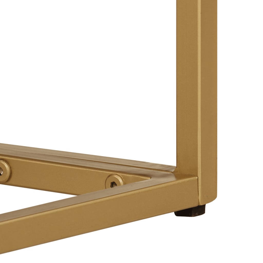 Nachttisch 40x30x50 cm Massivholz Mango und Eisen