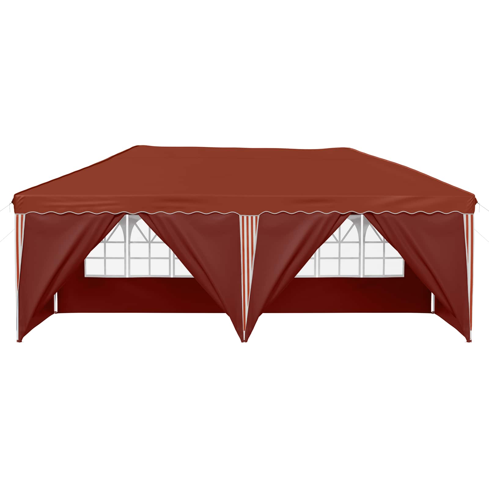 Pop-up Partyzelt 575 x 290 x 245 cm Creme