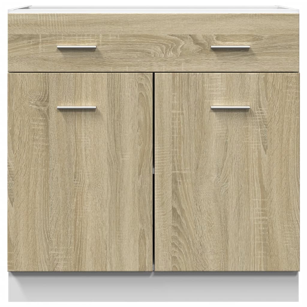 Unterschrank Lyon Weiß 60x46x81,5 cm Holzwerkstoff