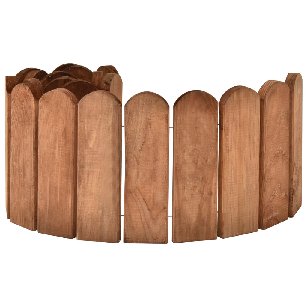 Beeteinfassungen 2 Stk. 120 cm Imprägniertes Kiefernholz