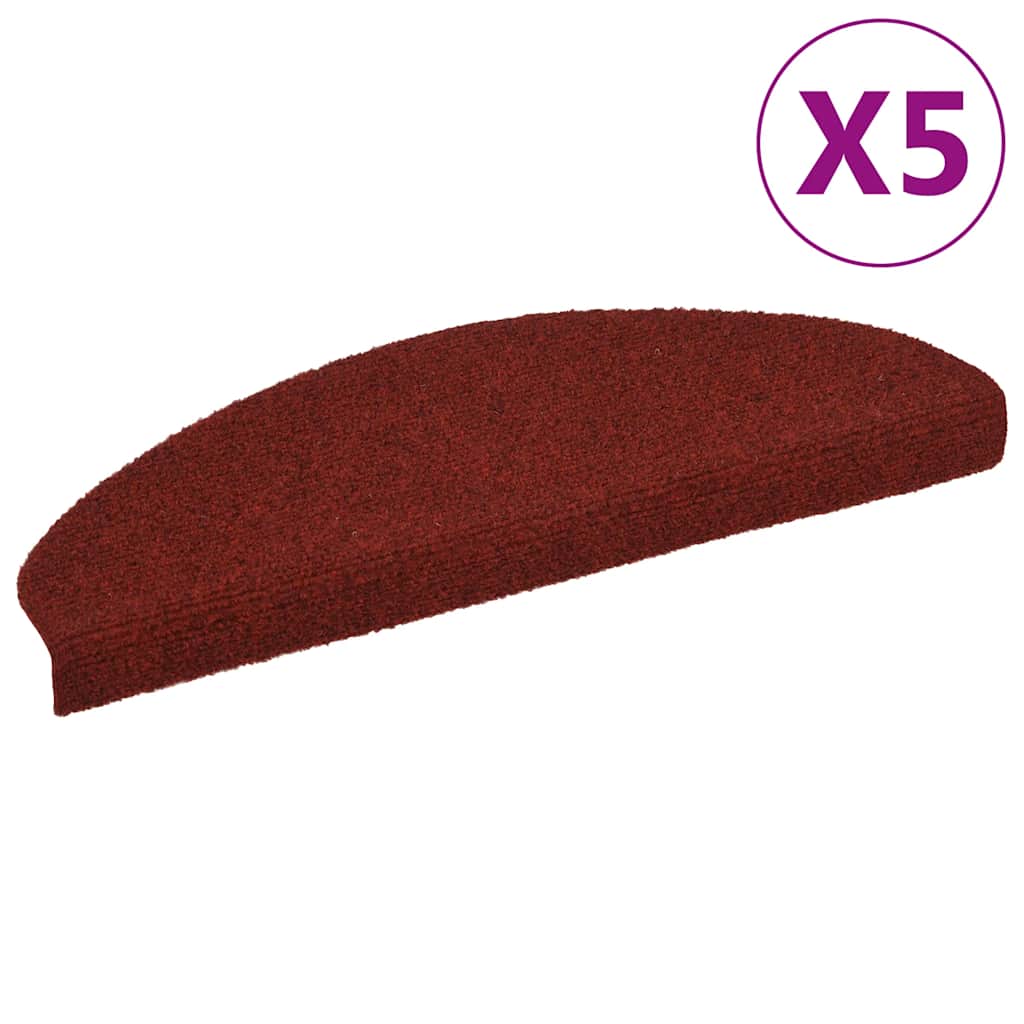 Stufenmatten Selbstklebend 15 Stk. 56x17x3 cm Hellbraun Halbrund