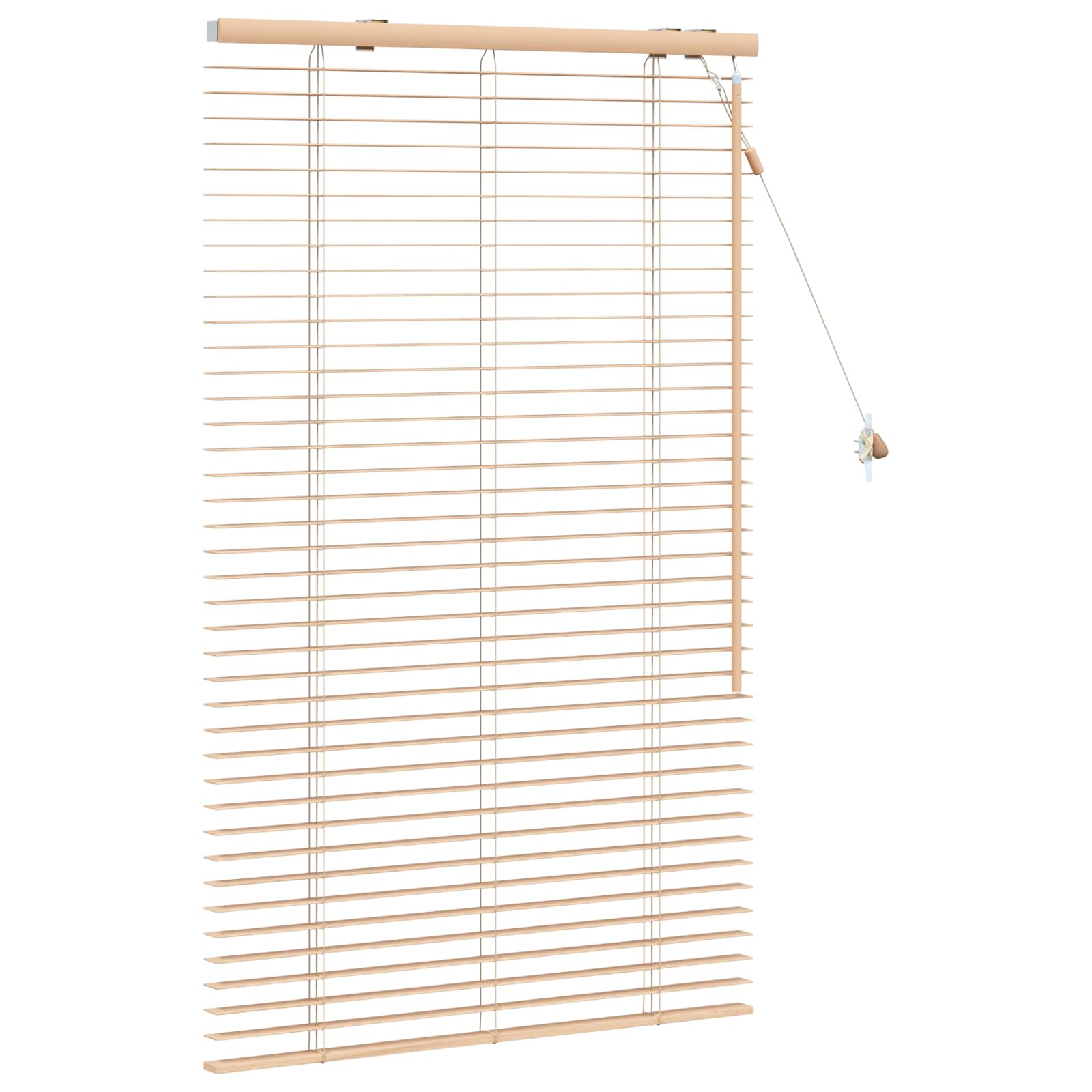 Jalousie Eichenoptik 40 x 130 cm 35 mm Massives Paulownia-Holz