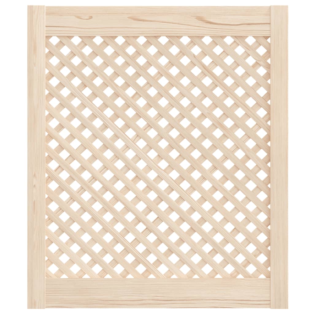 Schranktüren 2 Stk. Gitter-Design 39,5x39,5cm Massivholz Kiefer