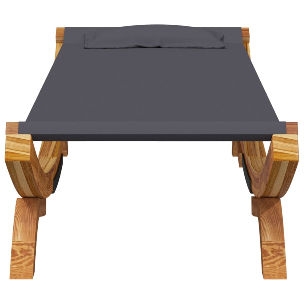 Sonnenliege 165x188,5x46 cm Bugholz Massiv Creme