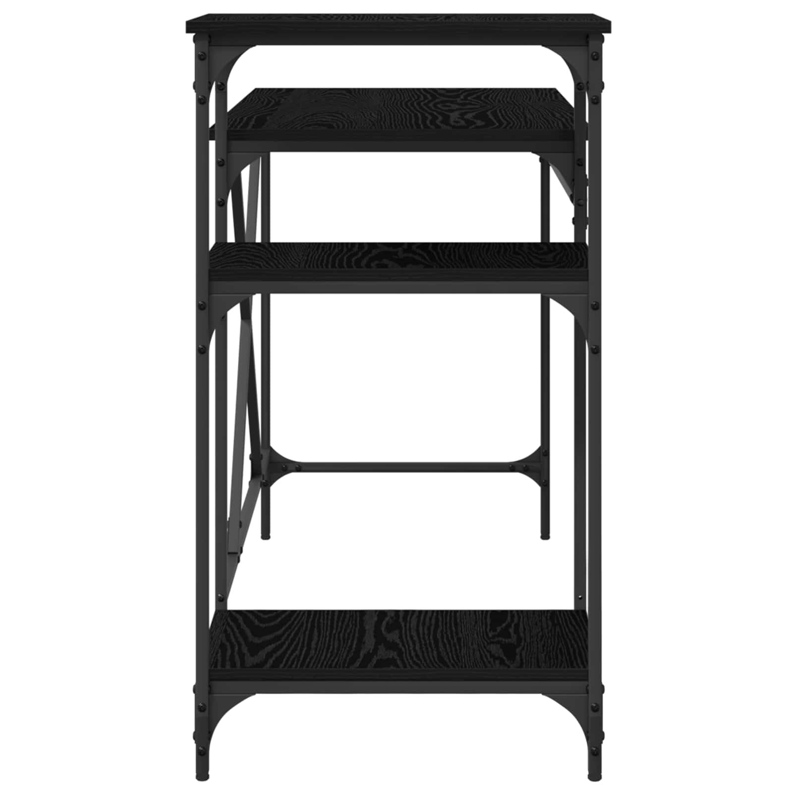 Schreibtisch mit Regal Sonoma-Eiche 135x50x90 cm Holzwerkstoff