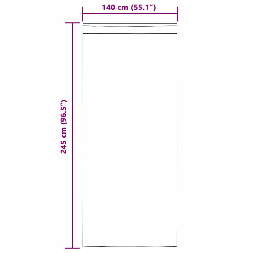 Voile-Vorhang mit Vorhängen 2 pcs Weiß 140 x 140 cm Polyester