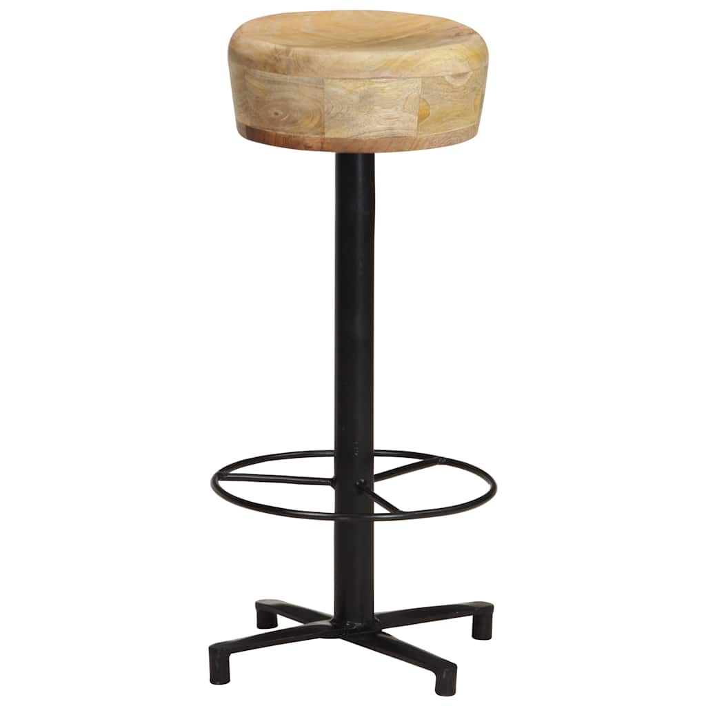 Barhocker 2 Stk. 52 cm Mango Massivholz