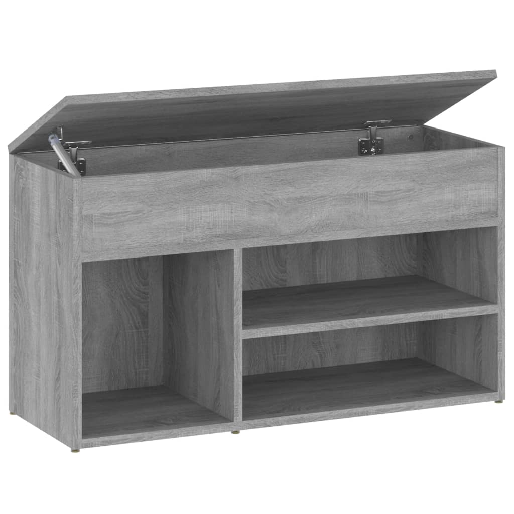 Schuhbank Weiß 60x30x45 cm Holzwerkstoff