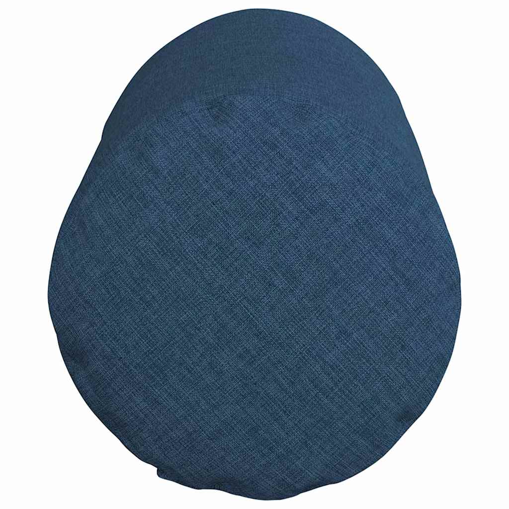 Bolsterkissen 2 Stück Hellgrau Ø 15 x 40 cm Stoff
