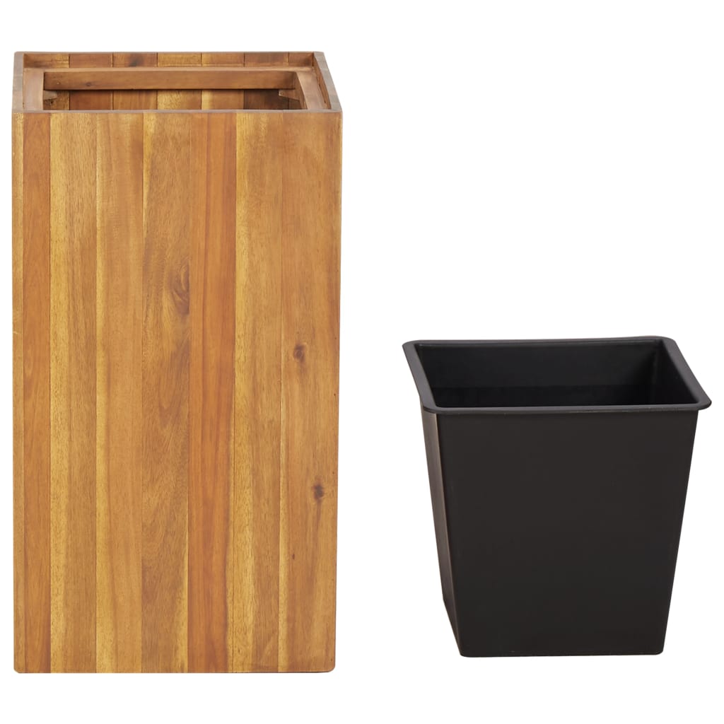 Garten-Hochbeet 24,5x24,5x25 cm Massivholz Akazie