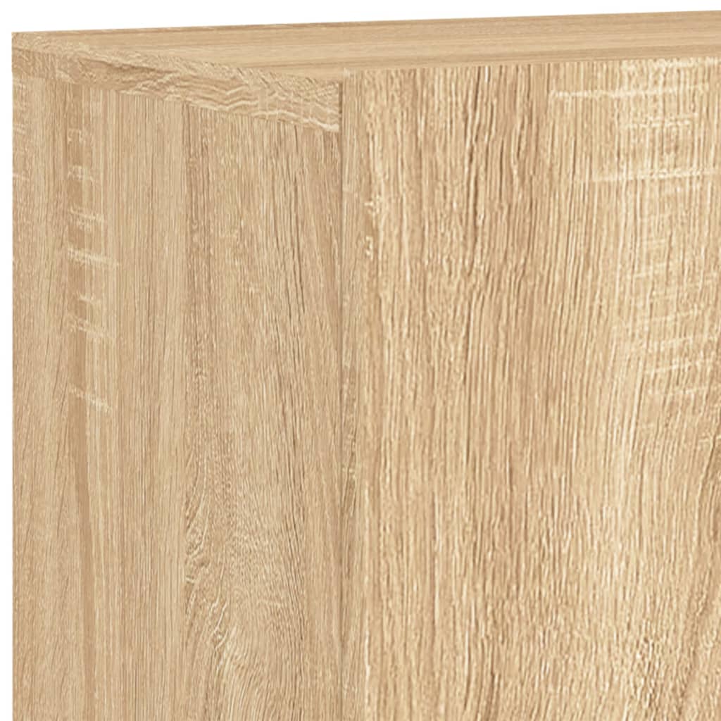 4-tlg. Wohnwand Weiß Holzwerkstoff