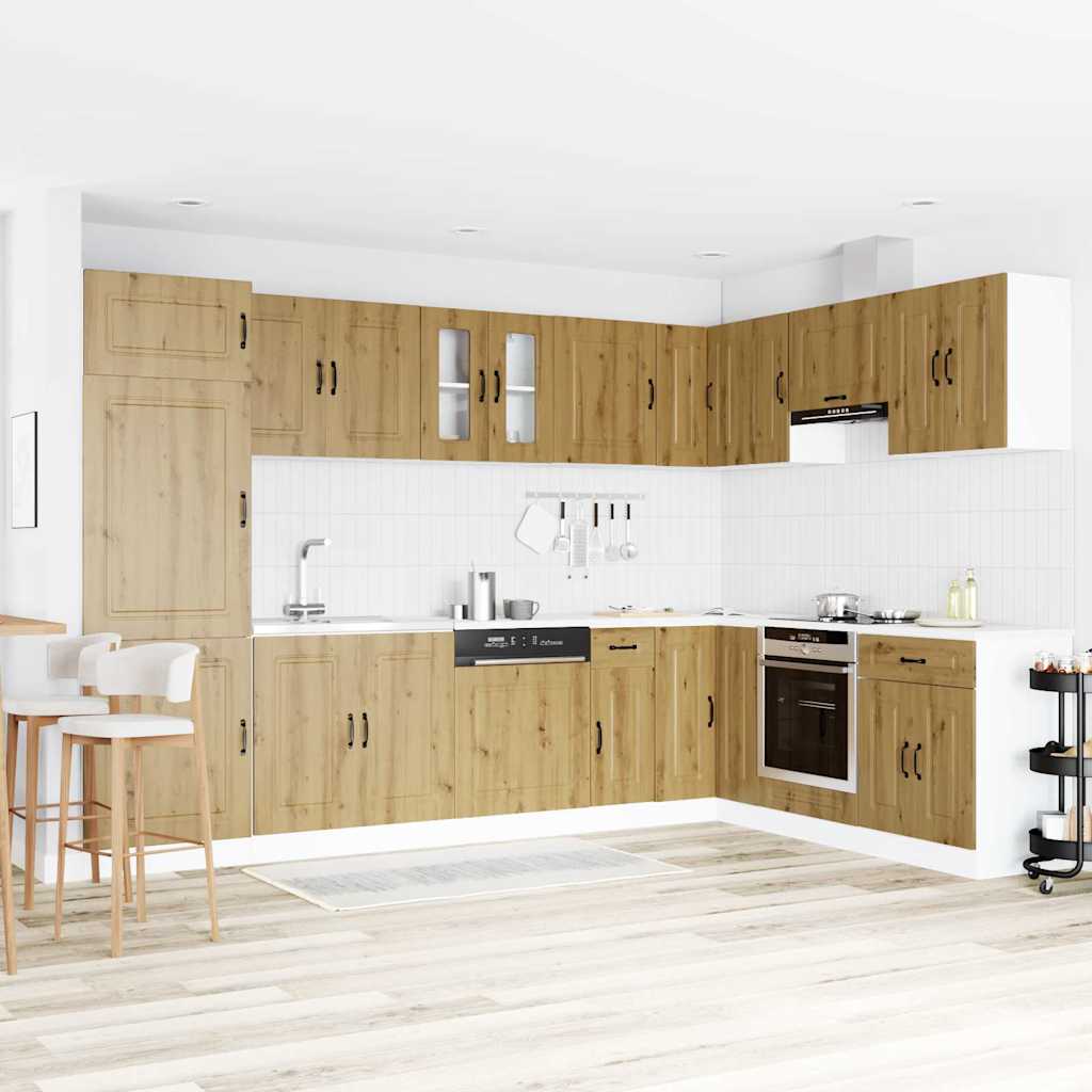 Küchenschrank Kalmar Weiß 80 x 46 x 81.5 cm Holzwerkstoff