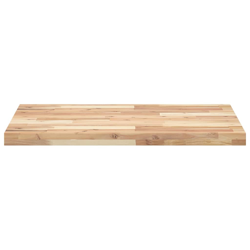 Schreibtischplatte Unbehandelt 60x50x2 cm Massivholz Akazie