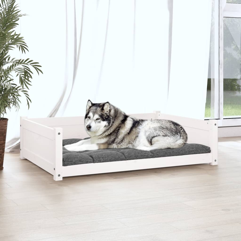 Hundebett 55,5 x 45,5 x 28 cm Massivholz Kiefer