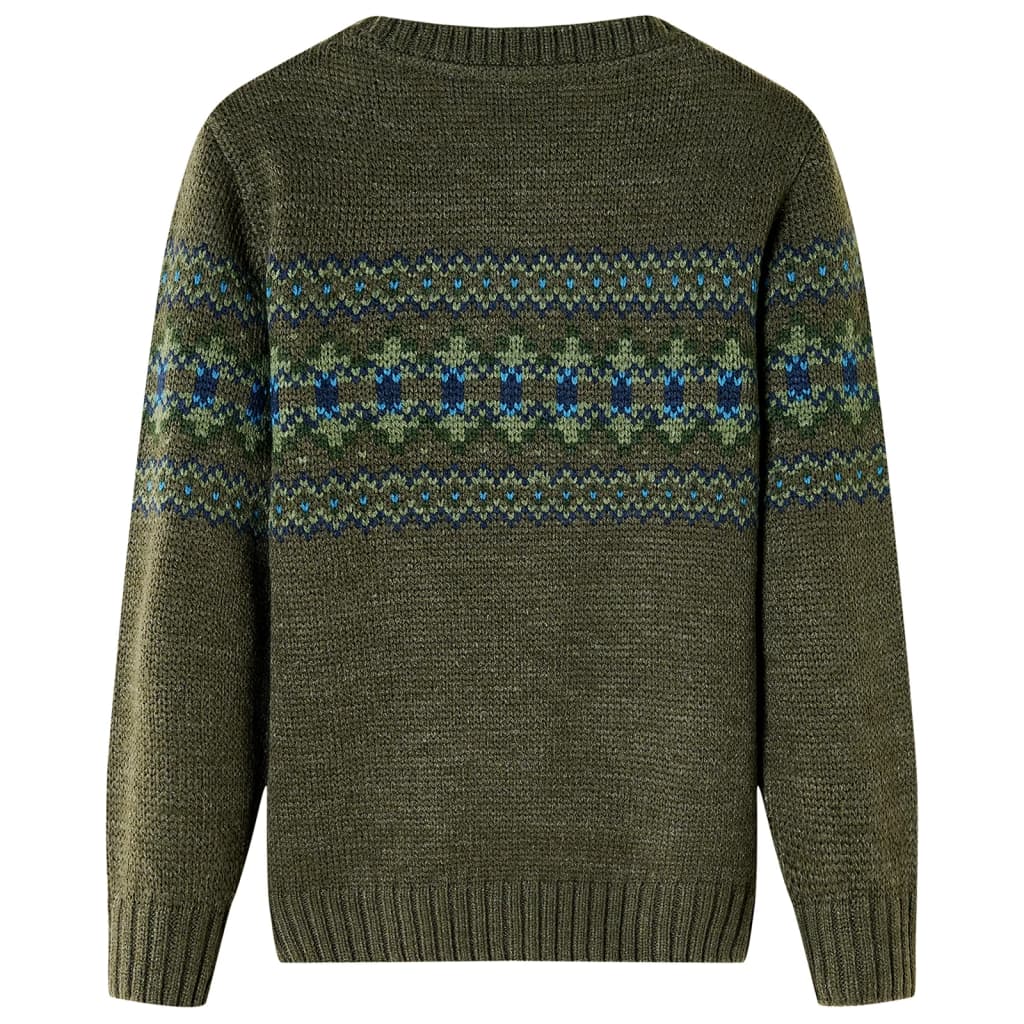 Kinderpullover Gestrickt Cognac 116