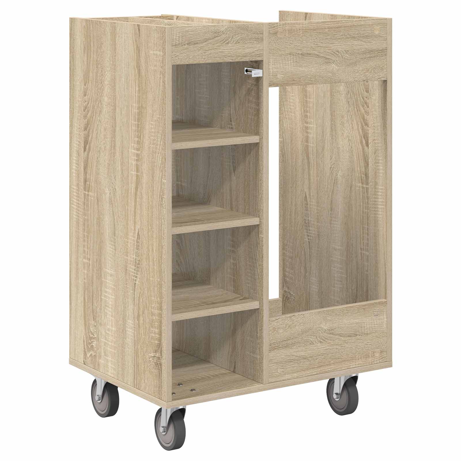 Golf Schrank Mit Rad Uni Weiß 65 x 45 x 98 cm