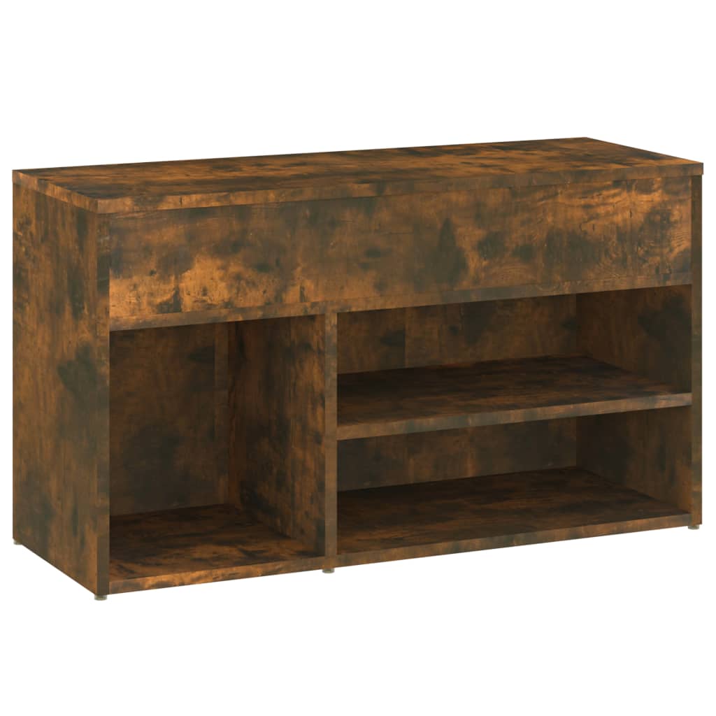 Schuhbank Weiß 60x30x45 cm Holzwerkstoff