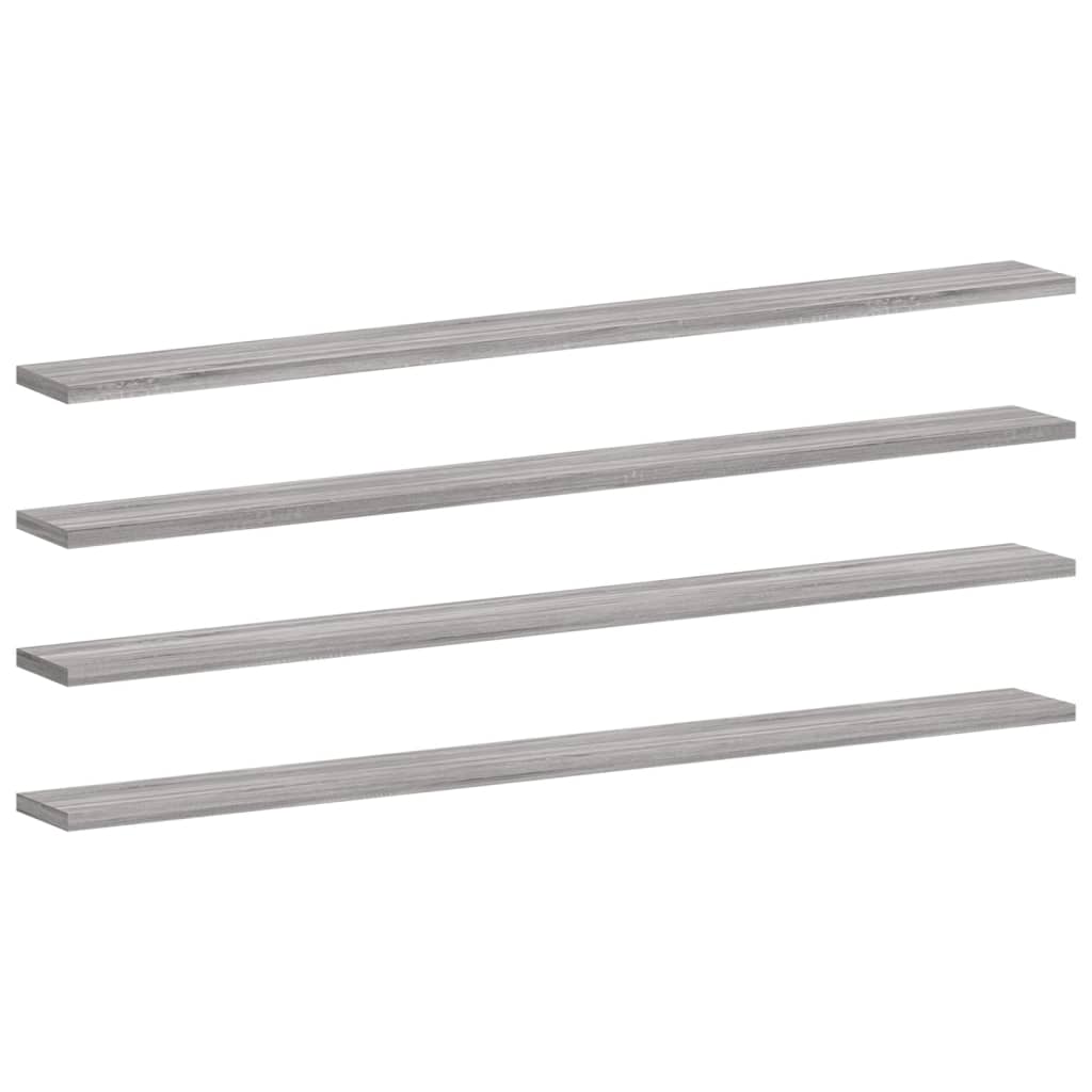 Bücherregal-Bretter 4 Stk. Weiß 40x10x1,5 cm Holzwerkstoff