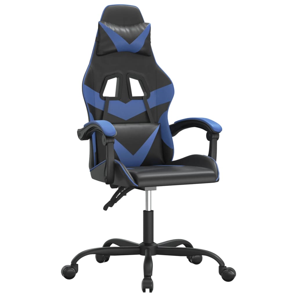 Gaming-Stuhl Drehbar Schwarz und Rot Kunstleder
