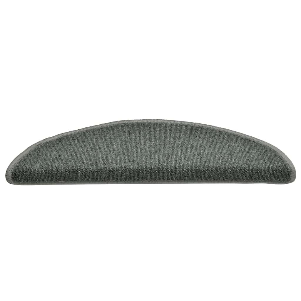 Stufenmatten 15 Stk. 56x17x3 cm Anthrazit Halbrund