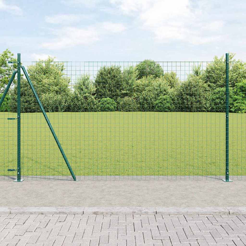 Zaunpfosten zum Einbetonieren 26 Stk. Grün