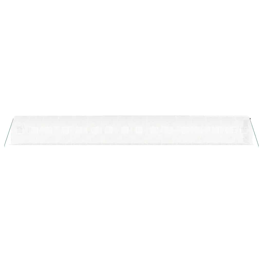 Gewächshaus mit Stahlrahmen Weiß 8 m² 4x2x2 m