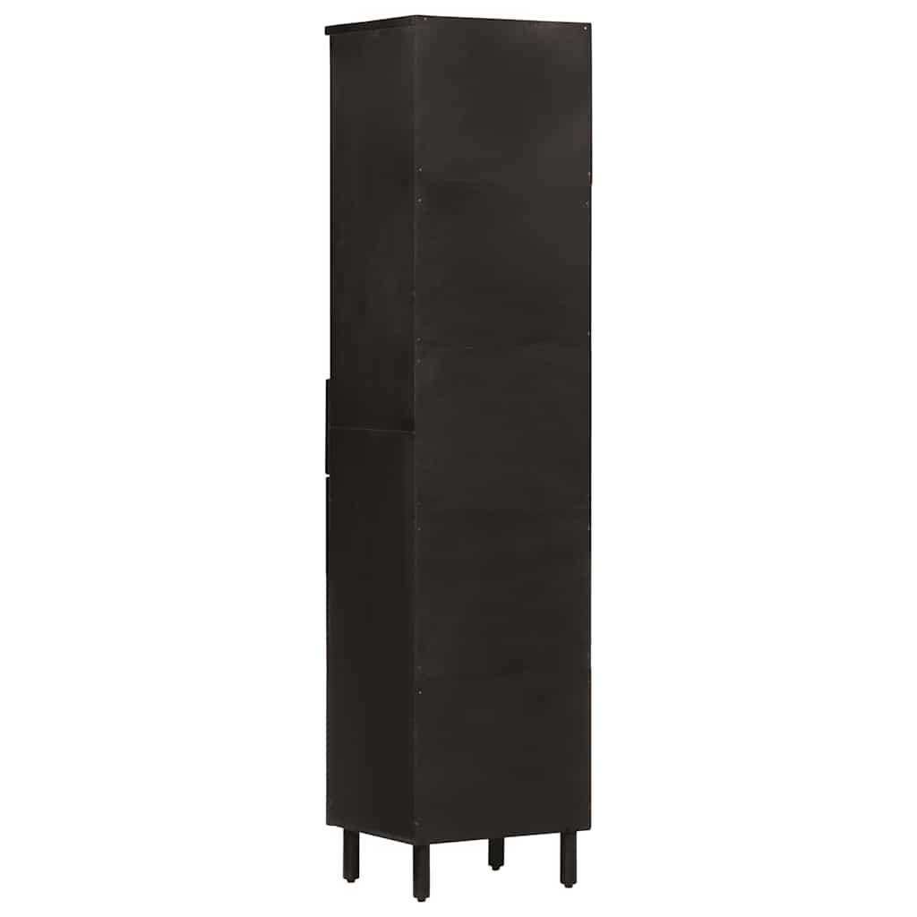 Badschrank 38x33x160 cm Massivholz Mango