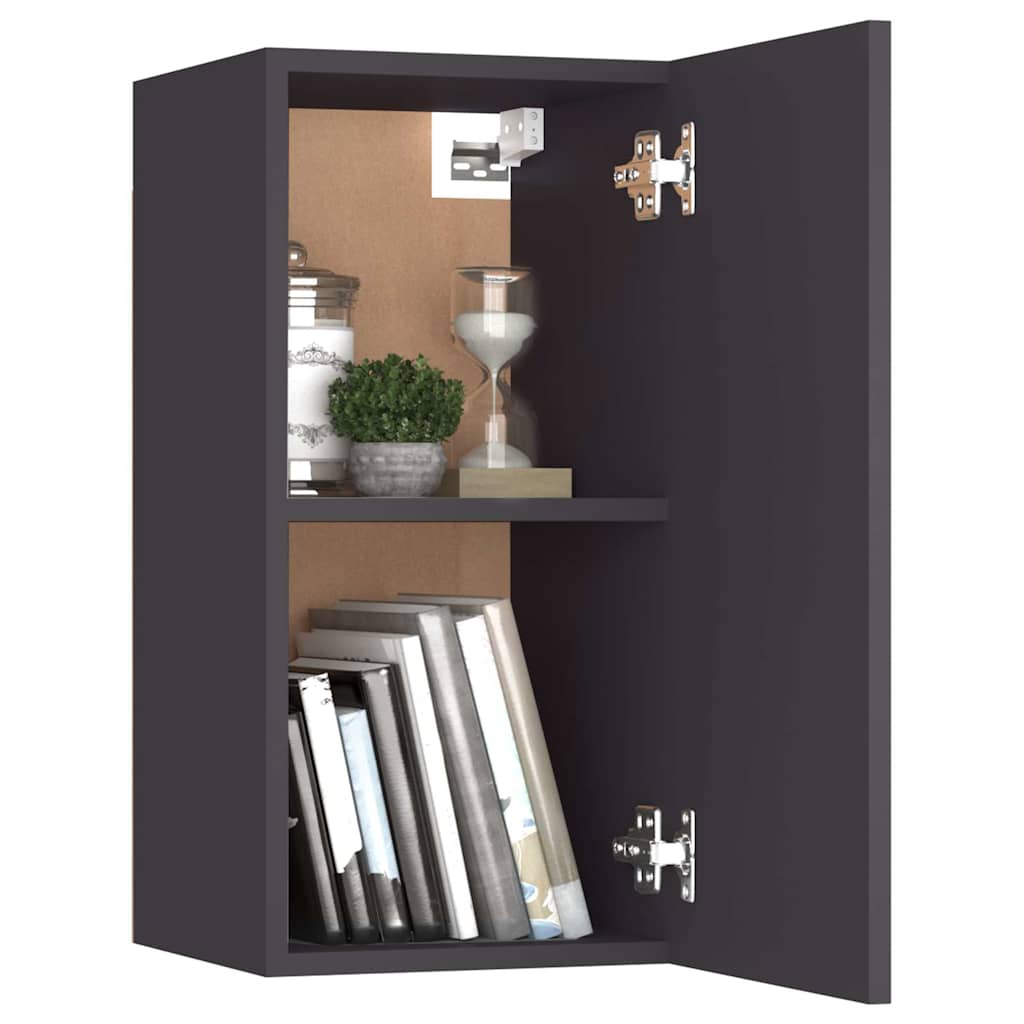 4-tlg. TV-Schrank-Set Weiß Holzwerkstoff
