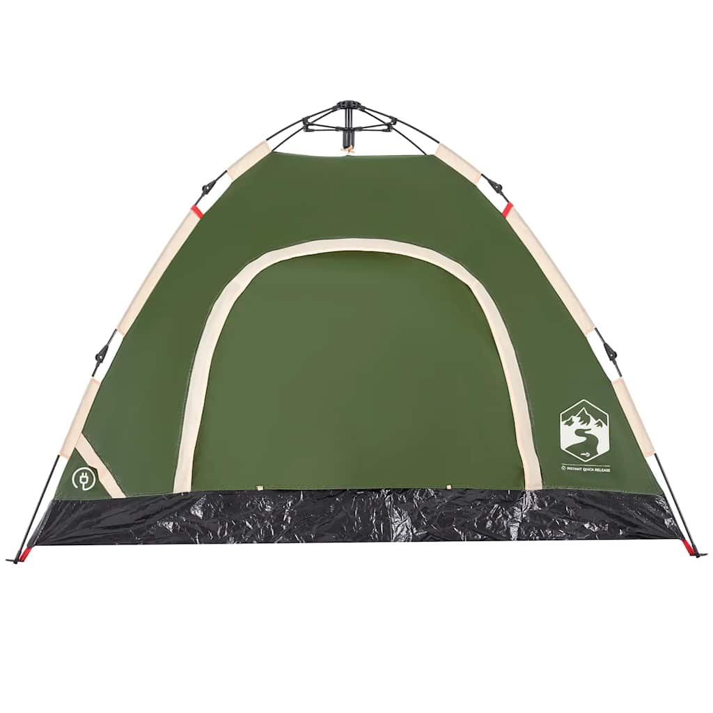 Campingzelt 2 Personen Grün Quick Release