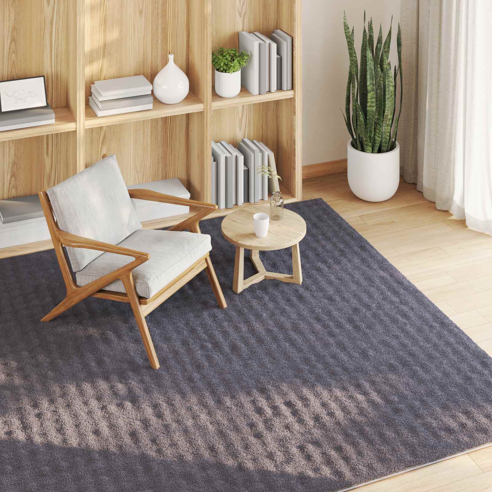 Bereichsteppiche Rechtwinklig SIROLO Creme 150 x 80 cm