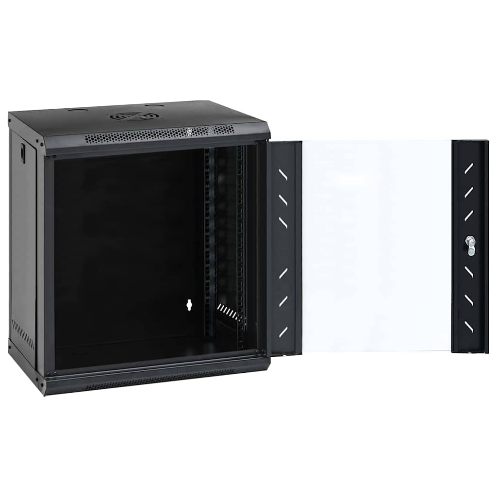 Netzwerkschrank mit Speicher Grau 60 x 45 x 28 cm Stahl