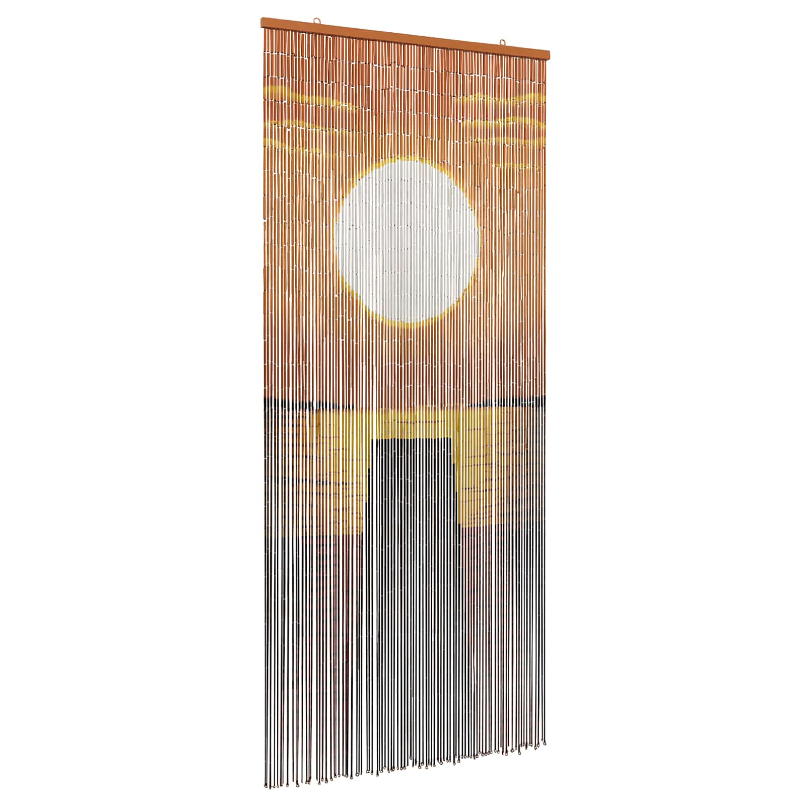 Insekten-Türvorhang Bambus Druck 90x220 cm Bambus