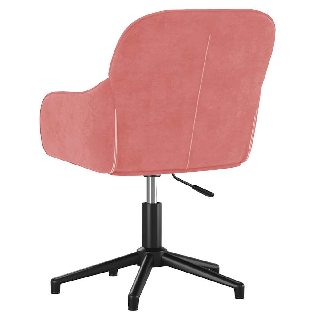 Bürostuhl Drehbar Blau Samt