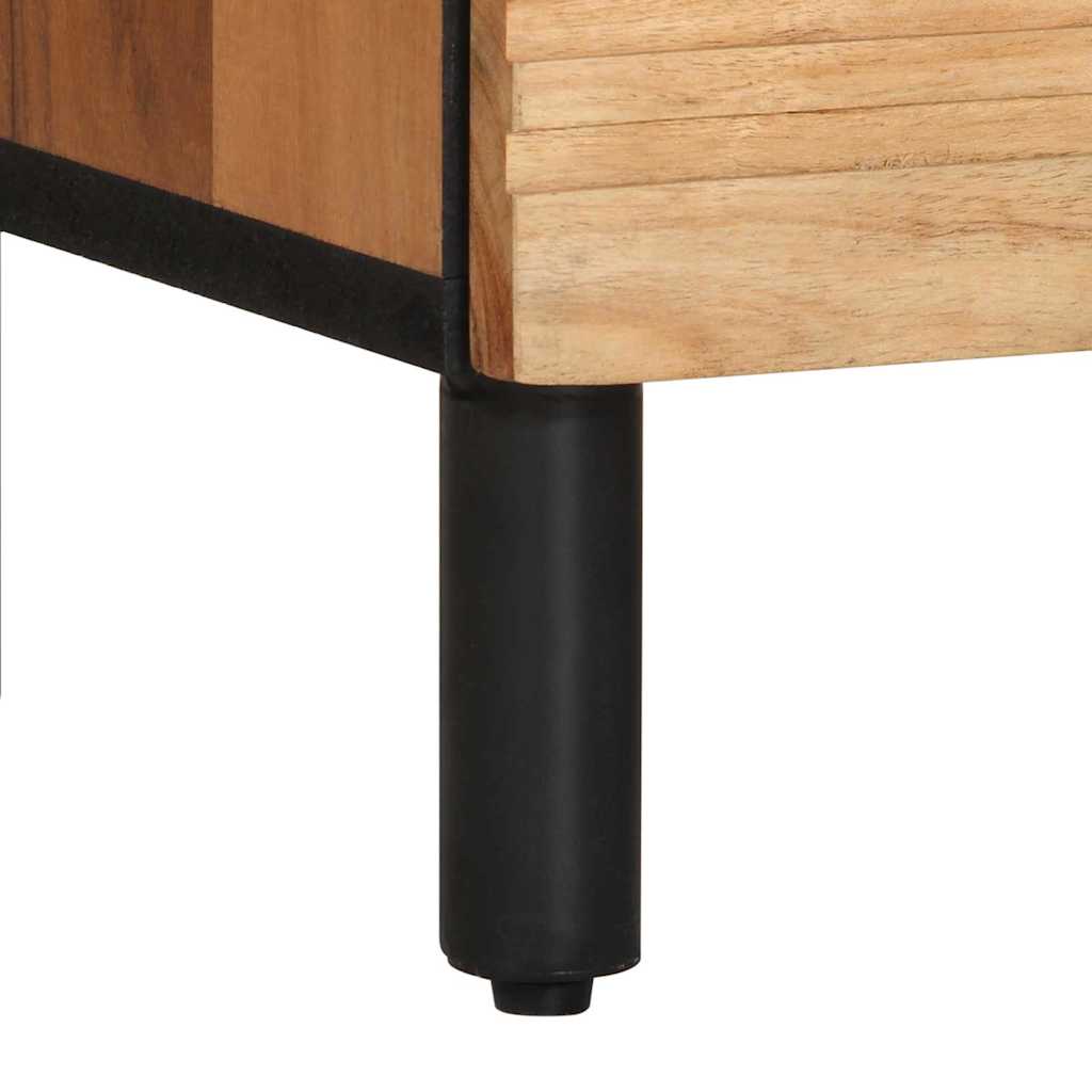 Bettschrank Braun 50 x 33 x 62 cm Massivholz Akazie