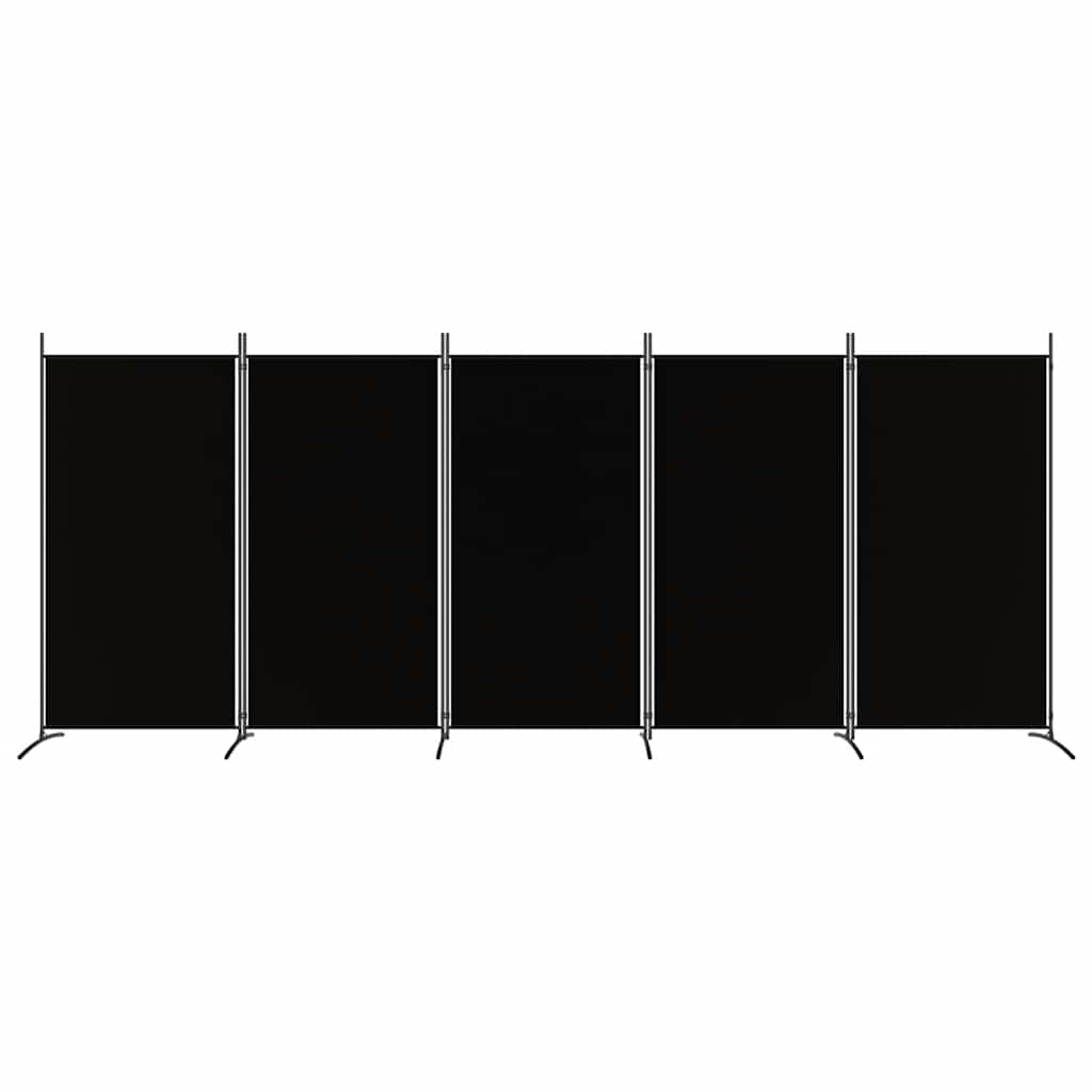 3-tlg. Raumteiler Weiß 260x180 cm Stoff