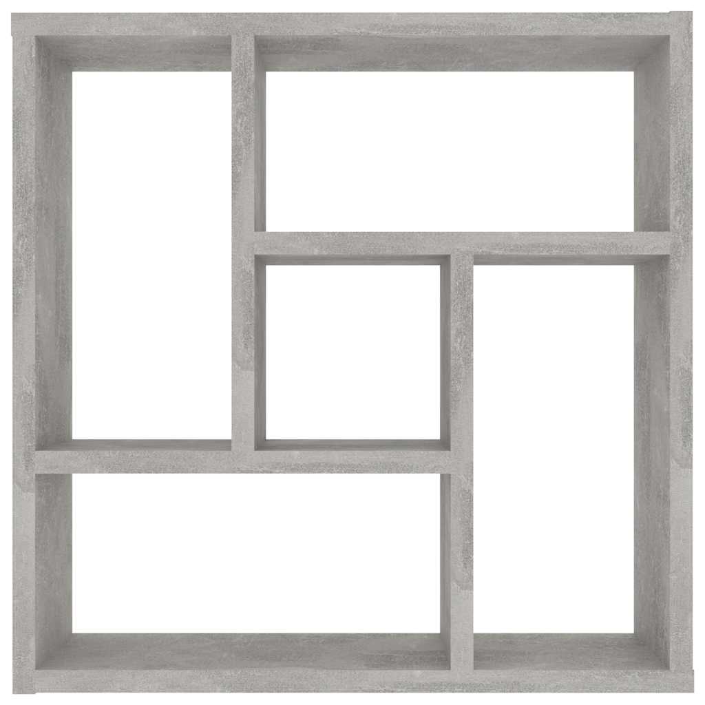 Wandregal Weiß 45,1x16x45,1 cm Holzwerkstoff