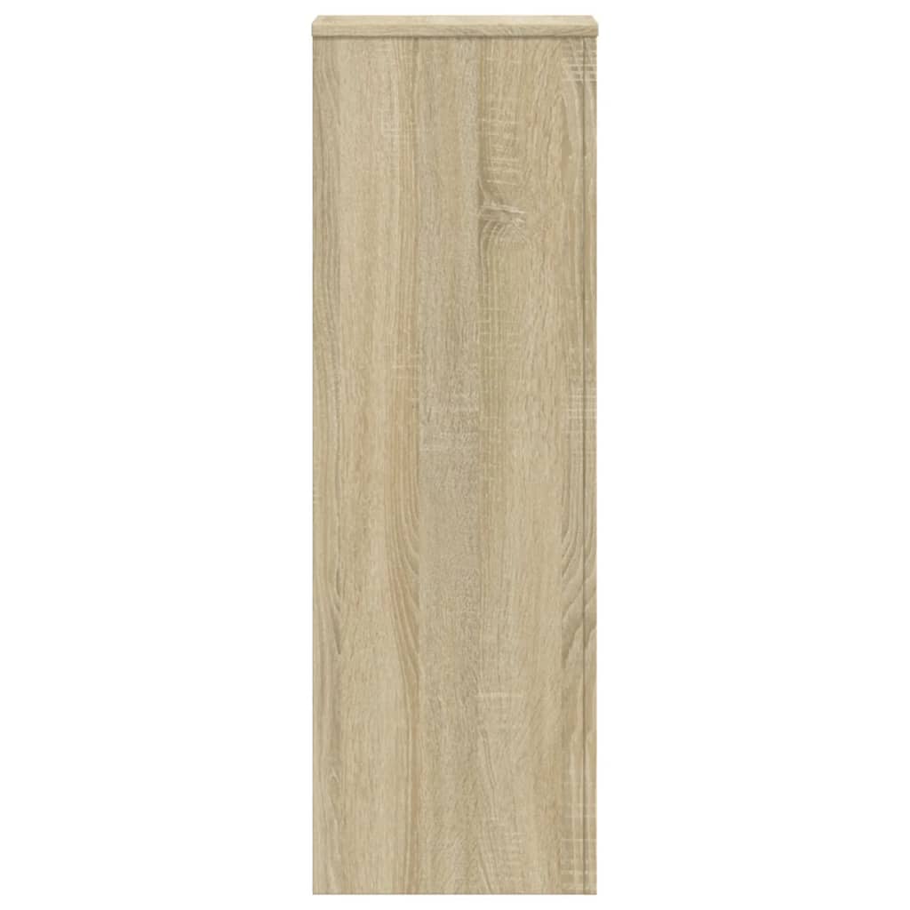 Pflanzenständer 2 Stk. Weiß 33x33x100 cm Holzwerkstoff