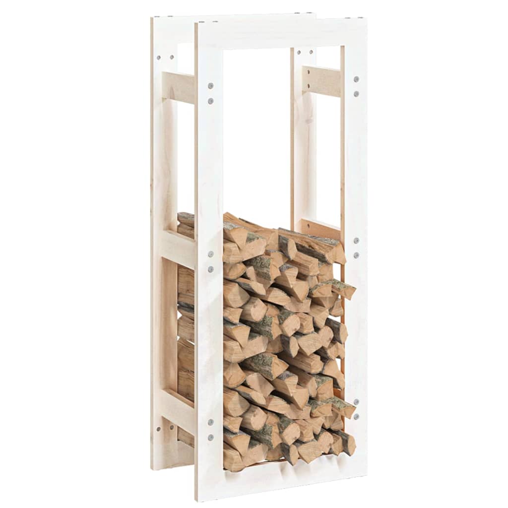 Kaminholzregal 41x25x100 cm Massivholz Kiefer