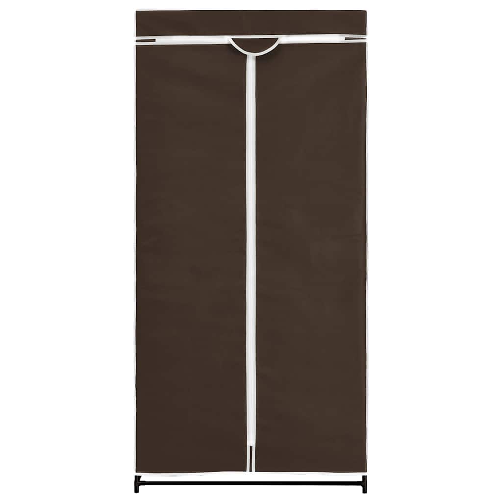 Kleiderschrank Schwarz 75×50×160 cm