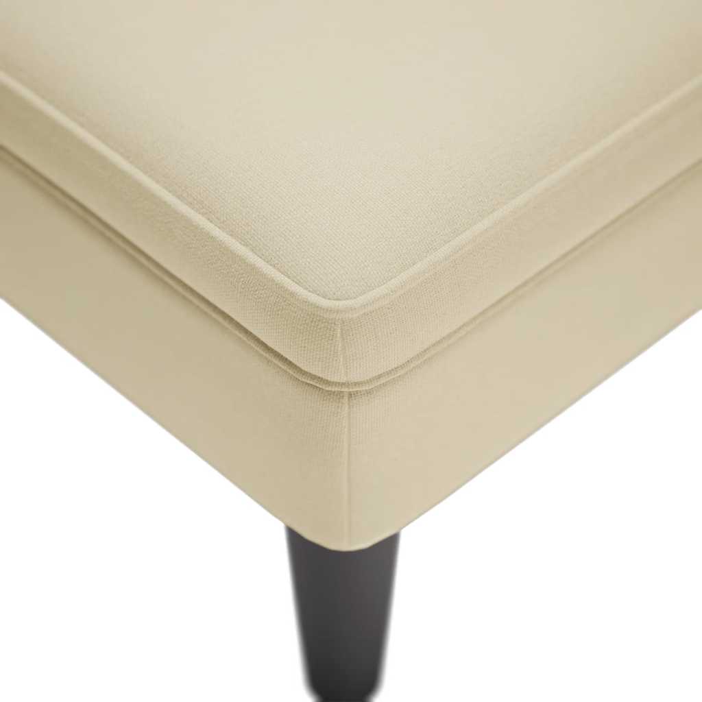 Chaiselongue mit Kissen und Rechter Armlehne Schwarz Stoff
