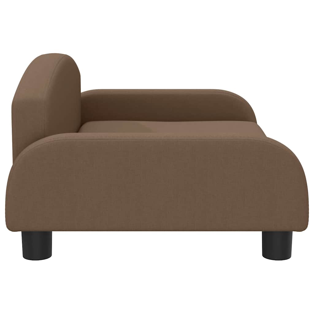 Kindersofa Creme 70x45x30 cm Stoff
