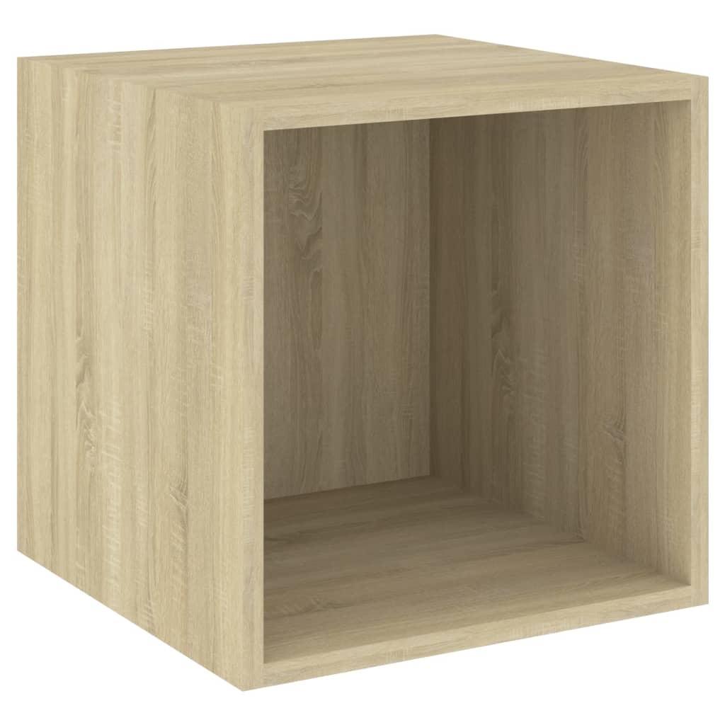 5-tlg. TV-Schrank-Set Grau Holzwerkstoff