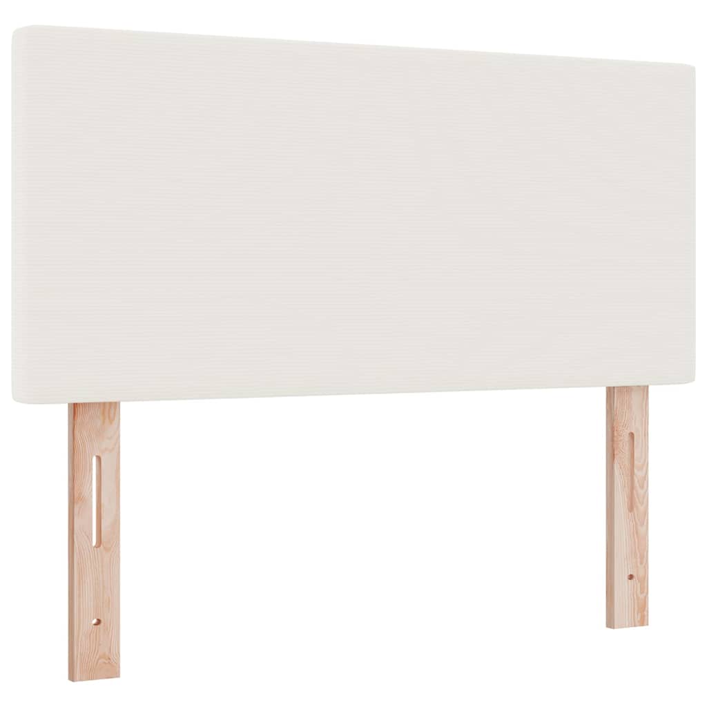 Kopfteil Hellgrau 80 cm Cordstoff