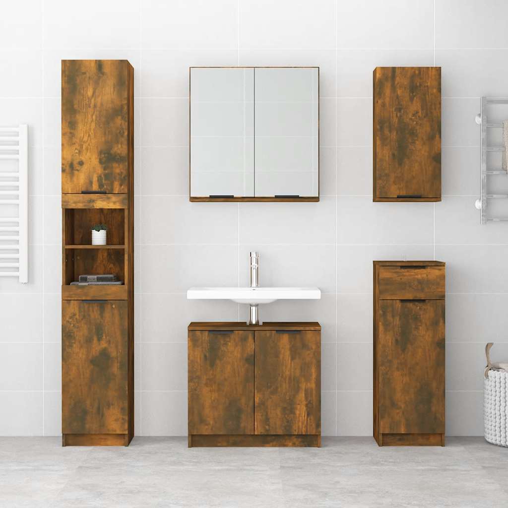Bad-Spiegelschrank Weiß 64x20x67 cm