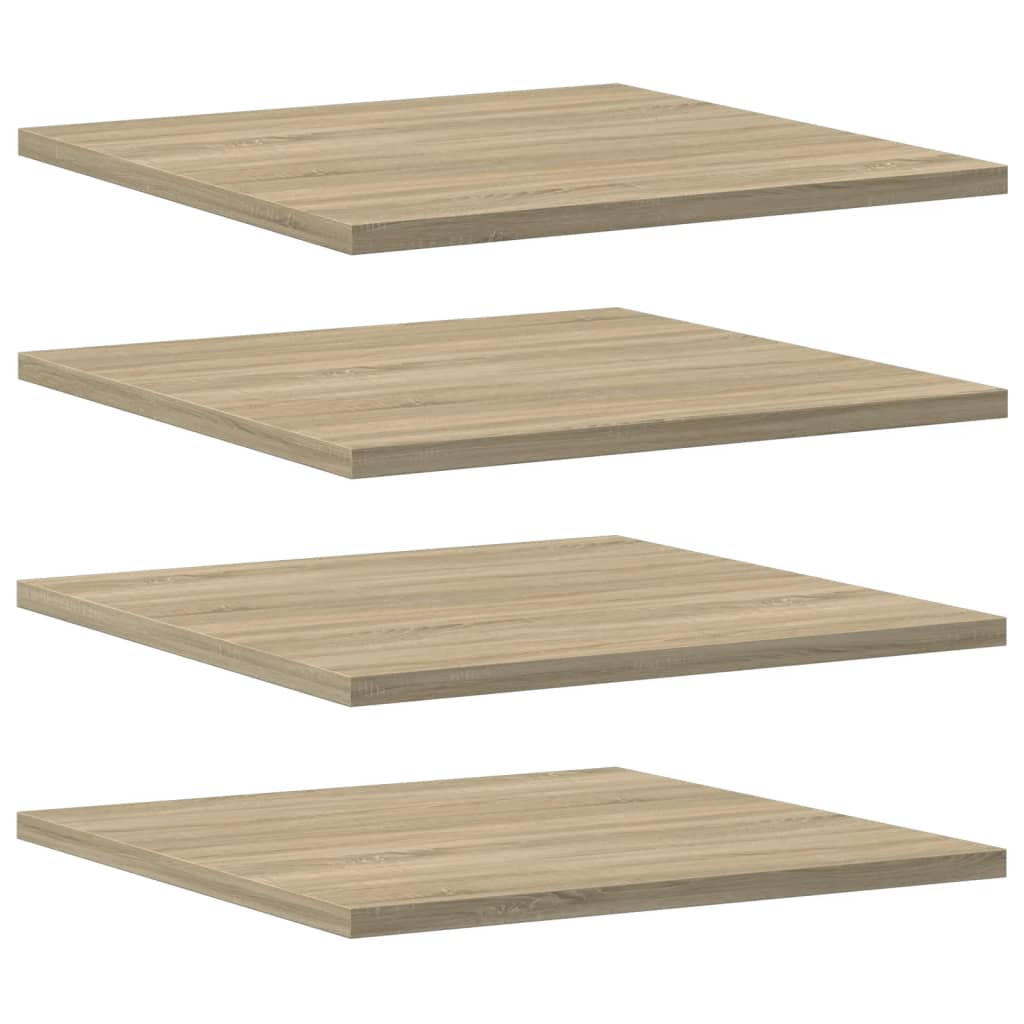 Bücherregal-Bretter 4 Stk. Weiß 40x10x1,5 cm Holzwerkstoff