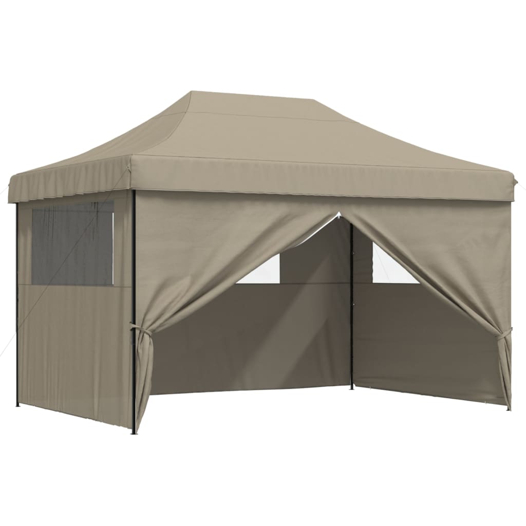 Partyzelt Faltbar Pop-Up Beige 410x279x315 cm