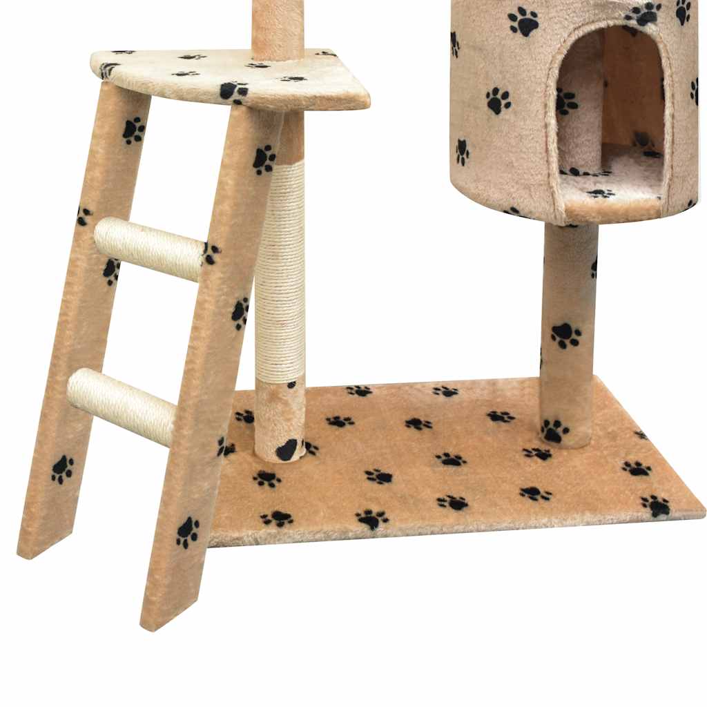 Katzen-Kratzbaum Sisal 125 cm Beige